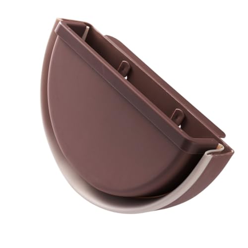 CHICAMPERA Faltbarer Wandmontierter Aufbewahrungskorb aus Robustem Kunststoff Hängender Müllbehälter für Küche und Bad Kompakter Platzsparender Abfalleimer in Kaffee farbverlauf Praktischer von CHICAMPERA