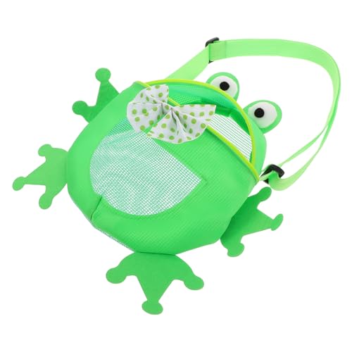 CHICAMPERA Frog Beach Bag Große Kapazität Sandspielzeug Aufbewahrungstasche mit Verstellbaren Schulterriemen für Strand Pool und Badewannenspielzeug CHICAMPERA Frog Beach Bag Große Kapazität Sandspielzeug Aufbewahrungstasche mit Verstellbaren Schulterriemen für Strand Pool und Badewannenspielzeug von CHICAMPERA
