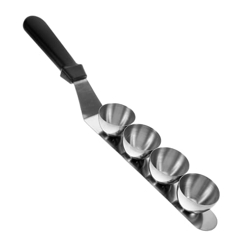 CHICAMPERA Gebackenes Eierschale Eierkochform Formen Zum Backen Eierhalter Arbeitsplatte Zur Aufbewahrung Von Eiern Ei-gadget Eierregal Für Theke Silver Rostfreier Stahl von CHICAMPERA