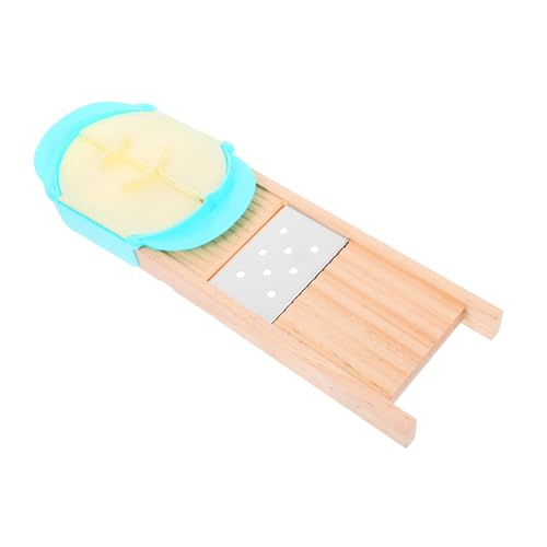 CHICAMPERA Gemüseschneider multifunktionaler Küchenhobel Gemüse Slicer Tomatenschneider Handschneider Kartoffelschneider Gemüsehacker Slicer Salathacker Werkzeug Käsesortierer Holz von CHICAMPERA