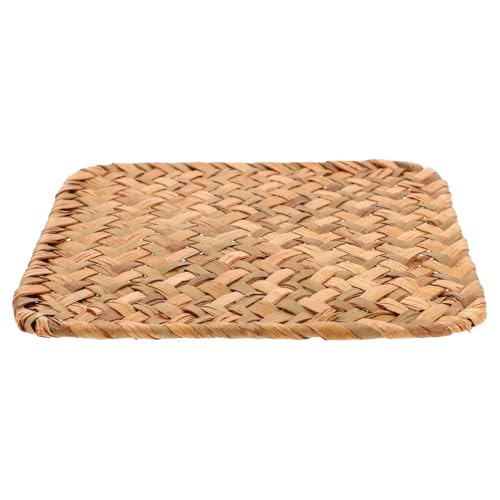 CHICAMPERA Gewebte Tischsets Tischsets Seegrasmatte Tischtellermatte Seegras Tischsets Quadratische Rattan Tischsets Teetassenmatte Tischsets Aus Korbgeflecht Orange Stroh CHICAMPERA Gewebte Tischsets Tischsets Seegrasmatte Tischtellermatte Seegras Tischsets Quadratische Rattan Tischsets Teetassenmatte Tischsets Aus Korbgeflecht Orange Stroh von CHICAMPERA