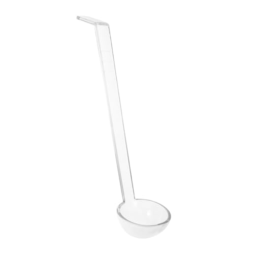 CHICAMPERA Langer Griff Servierlöffel Aus Robustem Pc Transparent Vielseitig Einsetzbar Für Saucen Suppen Und Buffets Ergonomisches Design Leicht Zu Reinigen Für Catering Und Küche von CHICAMPERA