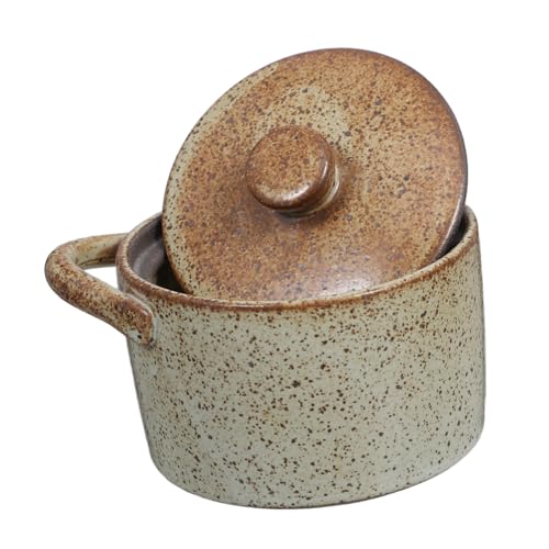 CHICAMPERA Keramiktopf für Wasserdampf Garen mit Deckel Japanischer Stil Rustikale Stew Bowl für Suppen und Eintöpfe für Einzel und Familienportionen Traditioneller Küchentopf CHICAMPERA Keramiktopf für Wasserdampf Garen mit Deckel Japanischer Stil Rustikale Stew Bowl für Suppen und Eintöpfe für Einzel und Familienportionen Traditioneller Küchentopf von CHICAMPERA