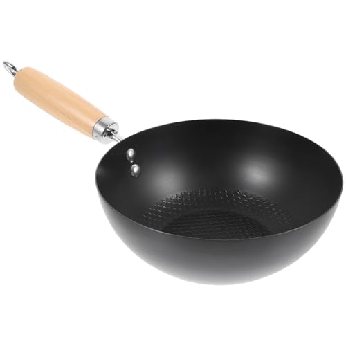 CHICAMPERA Kleiner Wok Traditionelle Mini Pfanne ohne Beschichtung für Gas und Elektroherd Ergonomischer Griff für Vielseitige Kochmethoden CHICAMPERA Kleiner Wok Traditionelle Mini Pfanne ohne Beschichtung für Gas und Elektroherd Ergonomischer Griff für Vielseitige Kochmethoden von CHICAMPERA