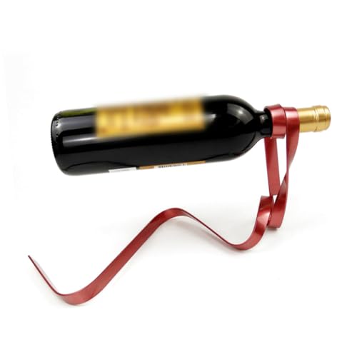 CHICAMPERA Kreatives Farbband Weinregal Wandmontierter Weinständer aus Dekorativ und Praktisch für Wohnzimmer und Bars für Flaschen Rote Ausführung Design CHICAMPERA Kreatives Farbband Weinregal Wandmontierter Weinständer aus Dekorativ und Praktisch für Wohnzimmer und Bars für Flaschen Rote Ausführung Design von CHICAMPERA