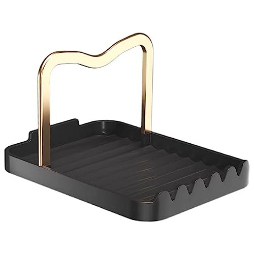 CHICAMPERA Küchenutensilienhalter Für Pfannen Und Deckel Multifunktionale Ablage Für Kochlöffel Und Spatel Platzsparendes Design Für Arbeitsplatte Modernes Küchenzubehör von CHICAMPERA