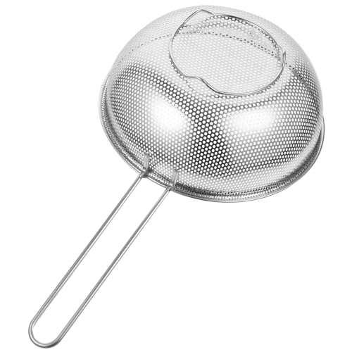 CHICAMPERA Küchensieb mit Griff zum Abtropfen von Gemüse Obst und Frittierten Lebensmitteln Robust und Langlebig für Einfache Handhabung von CHICAMPERA