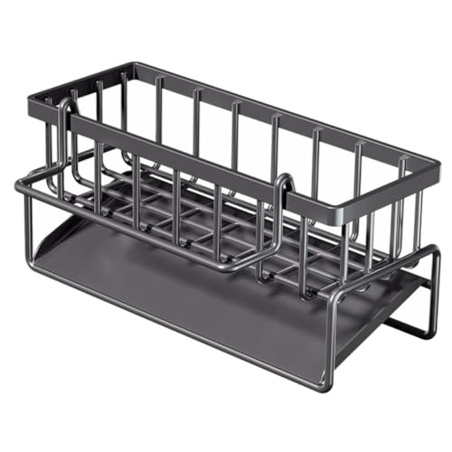 CHICAMPERA Küchenspüle Organizer mit Abtropfschale Multifunktionaler Schwammhalter Geschirrtuch Organizer für Küchen und Badezimmerzubehör CHICAMPERA Küchenspüle Organizer mit Abtropfschale Multifunktionaler Schwammhalter Geschirrtuch Organizer für Küchen und Badezimmerzubehör von CHICAMPERA