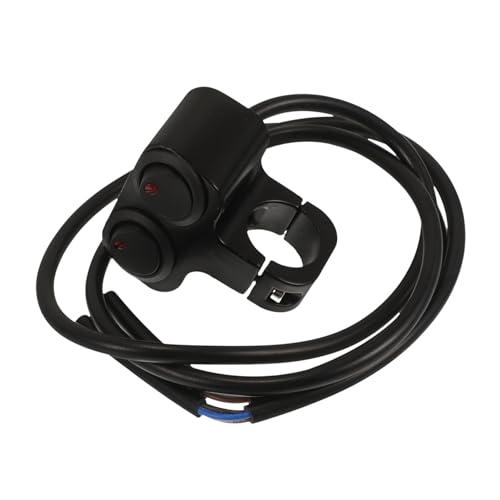 CHICAMPERA Lichtschalter Doppelter Steuerknopf für Motorräder und Scooter Scheinwerferschalter Einfach zu Bedienen Sicher und Zuverlässig CHICAMPERA Lichtschalter Doppelter Steuerknopf für Motorräder und Scooter Scheinwerferschalter Einfach zu Bedienen Sicher und Zuverlässig von CHICAMPERA