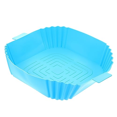 CHICAMPERA Luftbraten Silikon Liner Waschbare Silikonmatte für Heißluftfritteuse Ölfest und Antihaftbeschichtet Wiederverwendbar für Chicken Wings Burger und Snacks von CHICAMPERA