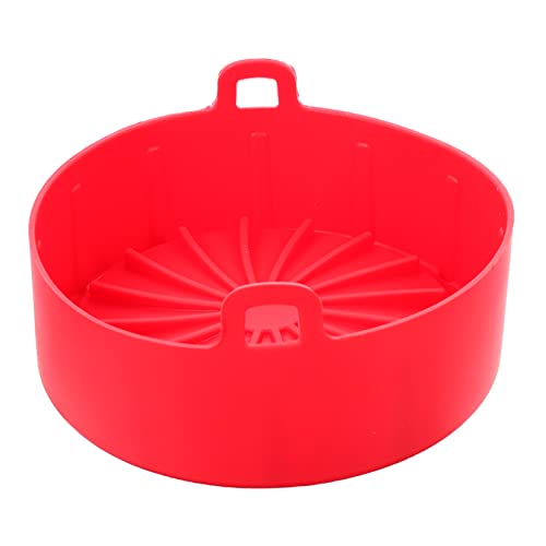 CHICAMPERA Luftfritteuse Silikon Liner Lebensmittelecht für Heißluftfritteuse Wiederverwendbar Antihaft für Hühnerflügel Burger Fisch Gemüse und von CHICAMPERA