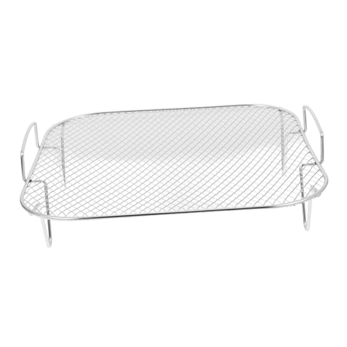 CHICAMPERA Grillständer Satz für Heißluftfritteusen Praktischer Toastrost Platzsparendes Design Zubehör für Heißluftfritteusen Dampfgarrost und Grillrost von CHICAMPERA