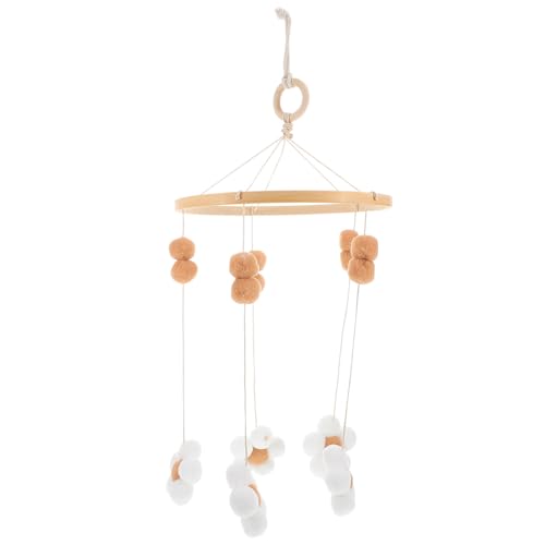 CHICAMPERA Mobile für Krippe Dekoratives Filz Blumendesign mit Hochwertigen Materialien Geeignet für Kinderzimmer und Krippe Sicheres Junge Mädchen Mobile Buchenholz und Baumwollgarn CHICAMPERA Mobile für Krippe Dekoratives Filz Blumendesign mit Hochwertigen Materialien Geeignet für Kinderzimmer und Krippe Sicheres Junge Mädchen Mobile Buchenholz und Baumwollgarn von CHICAMPERA