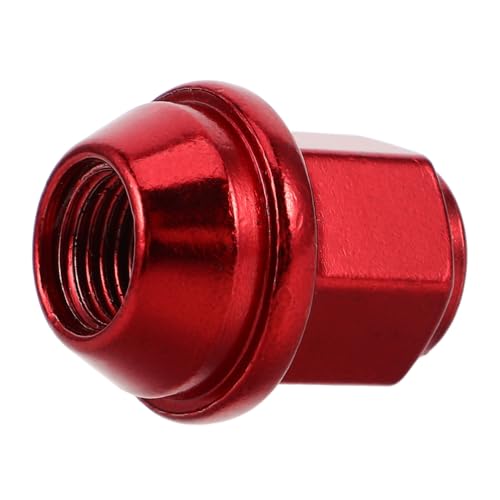CHICAMPERA Nabenmutter Haltegriff Fürs Auto Kabinenluftfilter Luftschrauben Radmuttern Sichern Antennenmast Antennenersatz Schwarze Radmuttern Tastenabdeckungen Möbelräder Legierter Stahl Rot von CHICAMPERA
