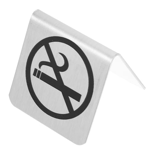CHICAMPERA Nichtraucher Tischschild Robustes Langlebiges No Smoking Schild für Restaurants Cafés Hotels Bars und Hochwertige Leicht zu Reinigende Oberfläche Resistent Abnutzung CHICAMPERA Nichtraucher Tischschild Robustes Langlebiges No Smoking Schild für Restaurants Cafés Hotels Bars und Hochwertige Leicht zu Reinigende Oberfläche Resistent Abnutzung von CHICAMPERA