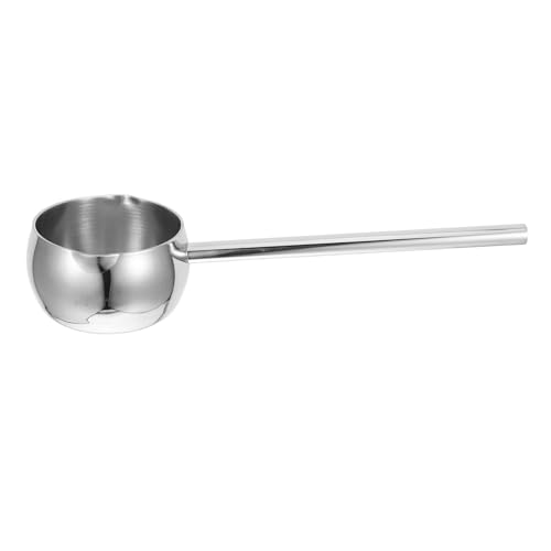 CHICAMPERA Edelstahl Öl-pouring-topf Mit Langem Griff Butter Kaffee Und Milchwärmer Für Küche Und Restaurant Vielseitige Anwendung Für Heiße Soßen Und Mehr von CHICAMPERA