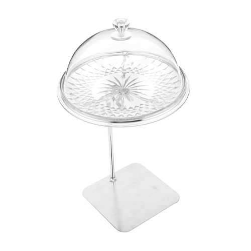 CHICAMPERA Obstgericht Servierplatte Für Party Kuchenabdeckungen Kuchendeckel Aus Kunststoff Hochzeit Tablett Cupcake-Turm Plätzchenplatte Mit Deckel Kuchenhalter Eisen Transparent CHICAMPERA Obstgericht Servierplatte Für Party Kuchenabdeckungen Kuchendeckel Aus Kunststoff Hochzeit Tablett Cupcake-Turm Plätzchenplatte Mit Deckel Kuchenhalter Eisen Transparent von CHICAMPERA