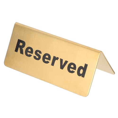 CHICAMPERA Tischreservierungsschilder für Restaurant Bankett und Hochzeit Reserviert Karten mit Schlichtem Design Multifunktionale Tischkarten für Dinnerpartys und Events CHICAMPERA Tischreservierungsschilder für Restaurant Bankett und Hochzeit Reserviert Karten mit Schlichtem Design Multifunktionale Tischkarten für Dinnerpartys und Events von CHICAMPERA