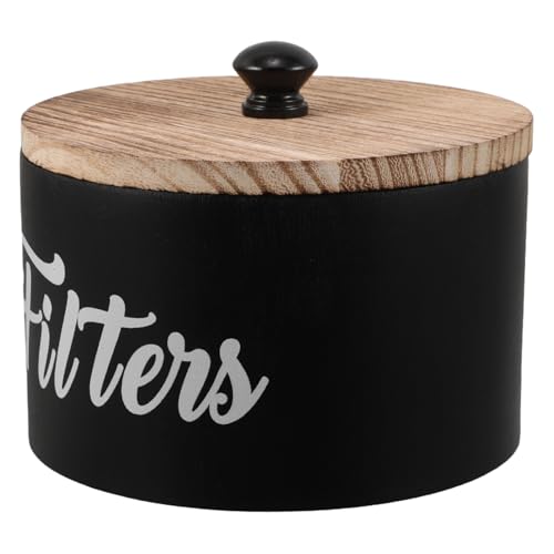 CHICAMPERA Runder Aufbewahrungsbehälter Für Wäscheperlen Aus Holz Mit Deckel, Organizer Für Die Waschküche, Kaffee- Und Gewürz-organizer, Zuckerpakethalter CHICAMPERA Runder Aufbewahrungsbehälter Für Wäscheperlen Aus Holz Mit Deckel, Organizer Für Die Waschküche, Kaffee- Und Gewürz-organizer, Zuckerpakethalter von CHICAMPERA