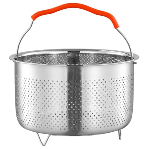 CHICAMPERA Runder Dampfgarer aus Multifunktionaler Dampfkorb für Kochtöpfe zum Dämpfen von Reis Brötchen Eiern und Hochwertiges Rostfreies Material für Langlebige Nutzung CHICAMPERA Runder Dampfgarer aus Multifunktionaler Dampfkorb für Kochtöpfe zum Dämpfen von Reis Brötchen Eiern und Hochwertiges Rostfreies Material für Langlebige Nutzung von CHICAMPERA