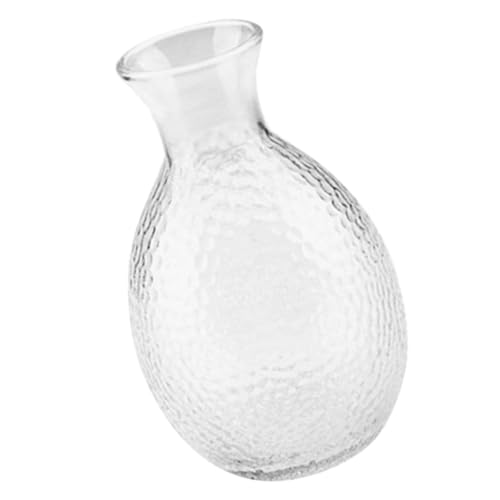CHICAMPERA Sake Flasche Japanischer Sake Dekanter mit Elegantem Design für Sake Trinkwasser und Spirituosen Langlebig und Dekorativ Transparent CHICAMPERA Sake Flasche Japanischer Sake Dekanter mit Elegantem Design für Sake Trinkwasser und Spirituosen Langlebig und Dekorativ Transparent von CHICAMPERA