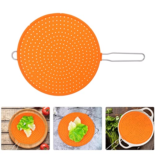 CHICAMPERA Silikon Spritzschutz für Pfannen Hochtemperaturbeständiger Fettspritzschutz mit Praktischem Netzdesign für Küche und Restaurant Zufällige Farbe Zufällige Farbe Zufällige Farbe CHICAMPERA Silikon Spritzschutz für Pfannen Hochtemperaturbeständiger Fettspritzschutz mit Praktischem Netzdesign für Küche und Restaurant Zufällige Farbe Zufällige Farbe Zufällige Farbe von CHICAMPERA