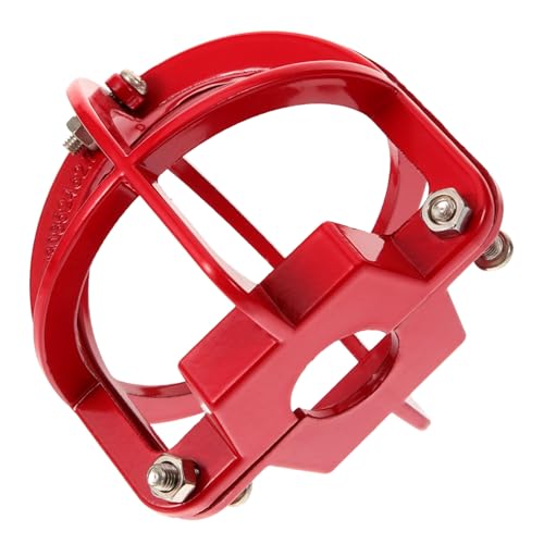 CHICAMPERA Sprinkler Kopf Schutzhaube Metall Sprinklerkopf Schutzkäfig Langlebig Einfache Montage Wartungsarm Rote Sprinkler Schutzabdeckung für von CHICAMPERA
