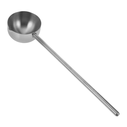 CHICAMPERA Edelstahl Suppenkelle Mit Langem Griff Hitzebeständige Öl-heizlöffel Für Einfaches Servieren Und Kochen Für Küche Restaurant Und Kantine Langlebig Und Leicht Zu Reinigen von CHICAMPERA