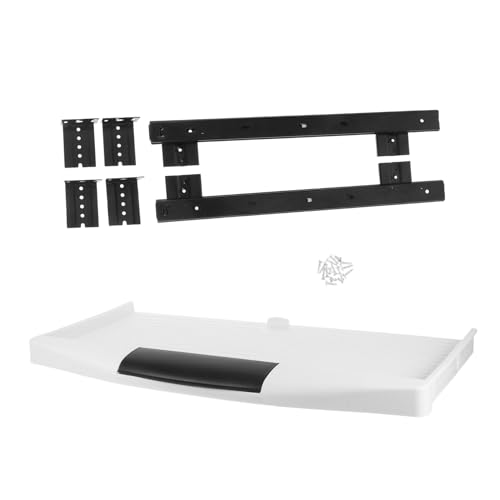 CHICAMPERA Tastaturablage-Set Computer Desk Accessoires Tastaturablage unter dem Schreibtisch verschiebbar Unter Schreibtischregal unter der Schreibtischablage Tischverlängerung Eisen CHICAMPERA Tastaturablage-Set Computer Desk Accessoires Tastaturablage unter dem Schreibtisch verschiebbar Unter Schreibtischregal unter der Schreibtischablage Tischverlängerung Eisen von CHICAMPERA