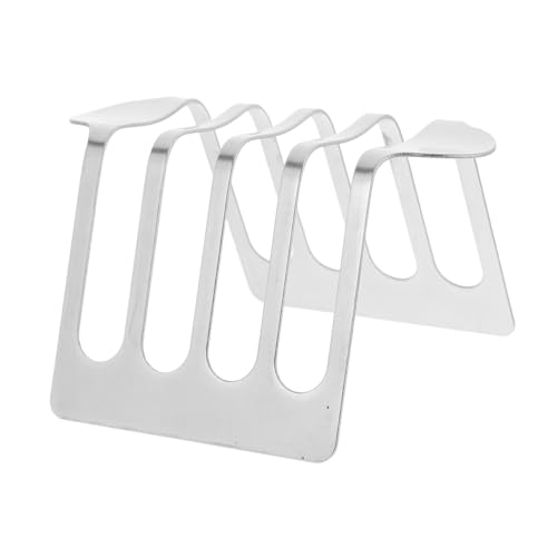 CHICAMPERA Edelstahl Toastständer Multifunktionaler Brotscheibenhalter Für Küchenarbeitsplatte Platzsparendes Design Für Toast Sandwiches Und Pfannkuchen Für Kleine Küchen Und von CHICAMPERA