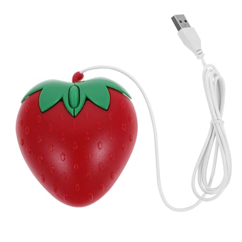 CHICAMPERA USB für Mädchen Süße Rosa Erdbeeroptik Ergonomisches Design für PC und Laptop für Büro und Spiel Zuverlässige USB Verbindung Komfortabel der Hand CHICAMPERA USB für Mädchen Süße Rosa Erdbeeroptik Ergonomisches Design für PC und Laptop für Büro und Spiel Zuverlässige USB Verbindung Komfortabel der Hand von CHICAMPERA