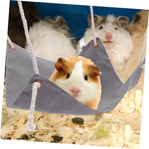 CHICAMPERA Verstellbare Doppelseitige Katzenhängematte aus Atmungsaktivem Material Bequemes Katzenbett für Kleine Haustiere Wie Katzen Frettchen und Hamster als Sicheres Kuschelnest im von CHICAMPERA