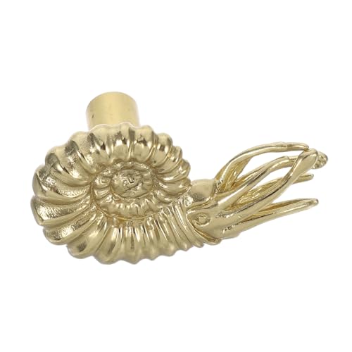 CHICAMPERA Vintage Messing Nautilus Schubladenknopf Solide Messing Türgriffe für Nachttische und Schränke Möbelbeschläge für Zuhause CHICAMPERA Vintage Messing Nautilus Schubladenknopf Solide Messing Türgriffe für Nachttische und Schränke Möbelbeschläge für Zuhause von CHICAMPERA