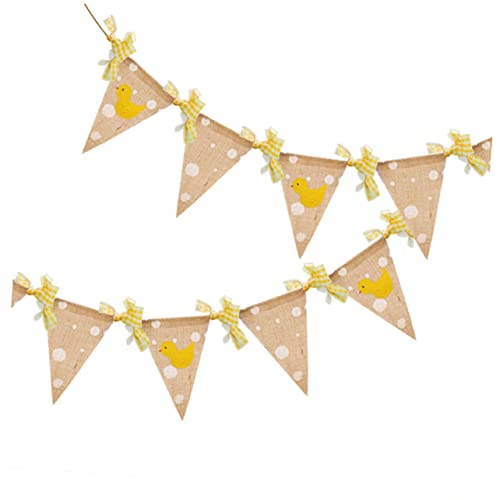CHICAMPERA Wimpelkette Geburtstag Banner mit Kleinem Gelbem Entenmotiv Wiederverwendbar Partydeko für Kindergarten Babyzimmer Farbenfrohe Geburtstagsgirlande CHICAMPERA Wimpelkette Geburtstag Banner mit Kleinem Gelbem Entenmotiv Wiederverwendbar Partydeko für Kindergarten Babyzimmer Farbenfrohe Geburtstagsgirlande von CHICAMPERA
