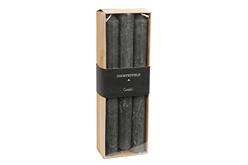 CHICCIE 6X Stabkerzen 21cm Grau - Leuchterkerzen Halterkerzen Kerzen CHICCIE 6X Stabkerzen 21cm Grau - Leuchterkerzen Halterkerzen Kerzen von CHICCIE