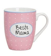 CHICCIE Becher Beste Mama Porzellan 10cm 300ml - Tasse Kaffeetasse von CHICCIE