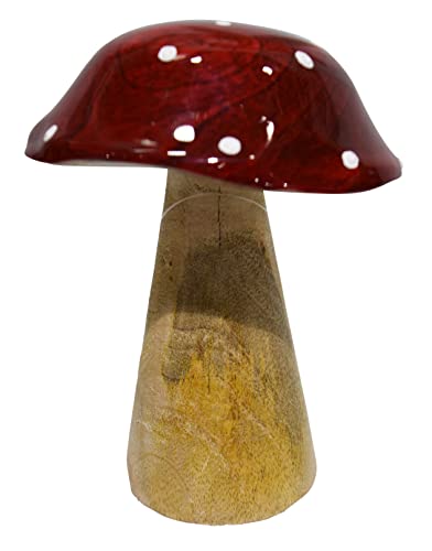 CHICCIE Fliegenpilz aus Holz lackiert 10x10x15cm - Herbstdekoration Dekoration CHICCIE Fliegenpilz aus Holz lackiert 10x10x15cm - Herbstdekoration Dekoration von CHICCIE