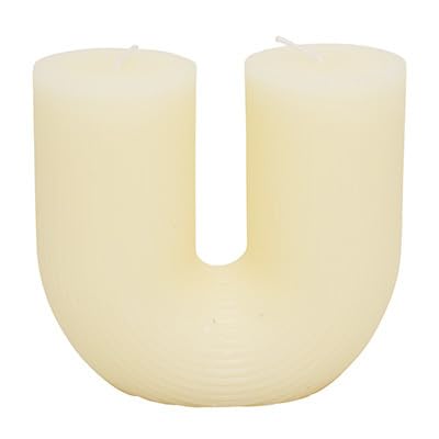 CHICCIE Kerze U-Form Creme 12x5x11cm Wachskerze Dekoration Wohnzimmer Dekorativ CHICCIE Kerze U-Form Creme 12x5x11cm Wachskerze Dekoration Wohnzimmer Dekorativ von CHICCIE