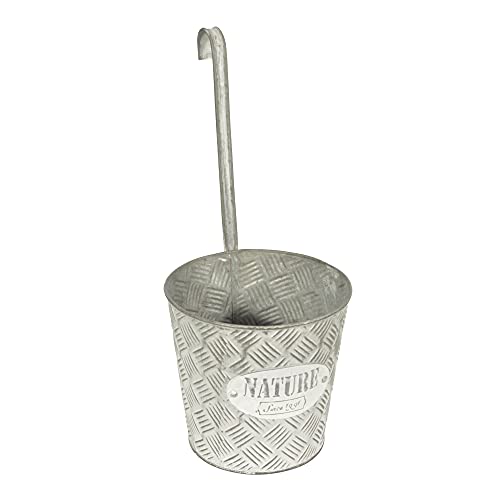 CHICCIE Zink Blumentopf 13cm - Übertopf Hängetopf von CHICCIE