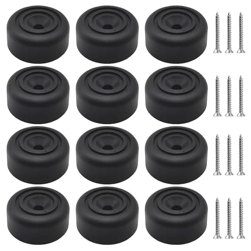 12 Stück Schwarz Möbelfüße - Rund Möbelfüsse Durchmesser 33 x hoch 13 mm mit 12 Schrauben Schrank Füße halten Sie die Möbel im Gleichgewicht Kunststoff Füße für Sofa Füße für Schrank Sofa, Stuhl 12 Stück Schwarz Möbelfüße - Rund Möbelfüsse Durchmesser 33 x hoch 13 mm mit 12 Schrauben Schrank Füße halten Sie die Möbel im Gleichgewicht Kunststoff Füße für Sofa Füße für Schrank Sofa, Stuhl von CHICHI:OÜ