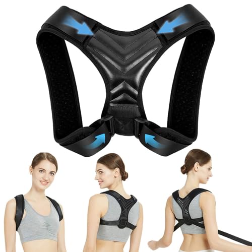 Rücken Geradehalter für Damen Herren, Rückenstützgürtel, Atmungsaktiv & Verstellbare Haltungstrainer Posture Corrector, Rückengurt Haltungskorrektur für Gerade Haltung, Rückenschmerzen Lindern von CHICHI:OÜ