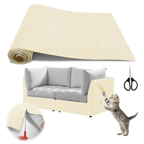 Selbstklebende Kratzmatte für Katzen - 40x 100cm Kein Geruch Robust Langlebig Kratzmatte Selbstklebend - Kratzschutz Sofa Katze Selbstklebende Katzenteppich - für Katze Bäume, Wand Möbel, Kratzbäume Selbstklebende Kratzmatte für Katzen - 40x 100cm Kein Geruch Robust Langlebig Kratzmatte Selbstklebend - Kratzschutz Sofa Katze Selbstklebende Katzenteppich - für Katze Bäume, Wand Möbel, Kratzbäume von CHICHI:OÜ
