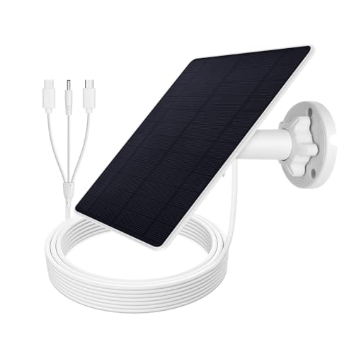 6V Solarpanel mit Wandhalterung 360° Drehung & 3-in-1-Ladekabel IP65 Wasserdicht Außenkameras Akku Ladegerät Kit 6V Solarpanel mit Wandhalterung 360° Drehung & 3-in-1-Ladekabel IP65 Wasserdicht Außenkameras Akku Ladegerät Kit von CHICHIYANG