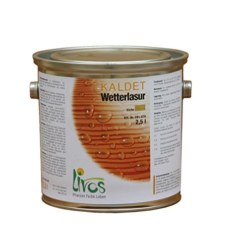 LIVOS KALDET Wetterlasur 281 Palisander 2,5 Liter LIVOS KALDET Wetterlasur 281 Palisander 2,5 Liter von CHICHL