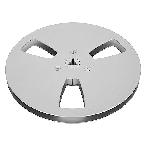 CHICIRIS 1/4 7 Zoll Leeres Klebebandrollen Langlebige Windstall -Take -up Rolle Zum Aufnehmen von NAB, Aluminiumlegierung Material (SILVER) von CHICIRIS