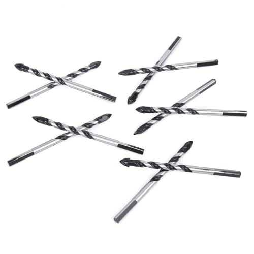 CHICIRIS 10pcs Twist Bohrer Set Starkes Dauerhaftes Dreieck Holz Keramikwandbits für Glasfliesen Ziegelstein von CHICIRIS