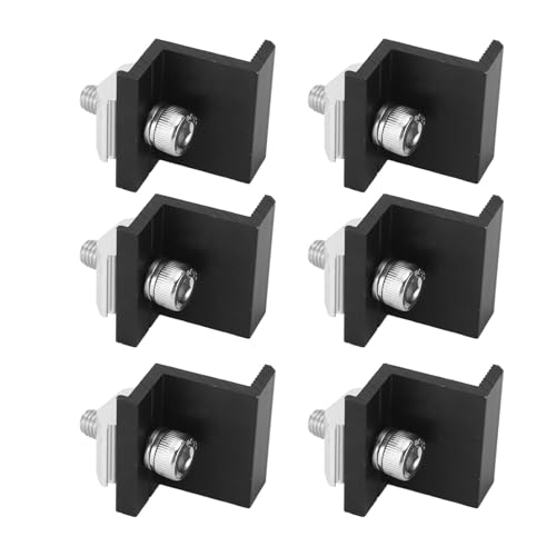 CHICIRIS 12 -pcs Aluminiumlegierung Solarpanel Z Halterung Klemme für eine Einfache Installation auf Flachen und Geeigneten Dächern (35 mm) von CHICIRIS