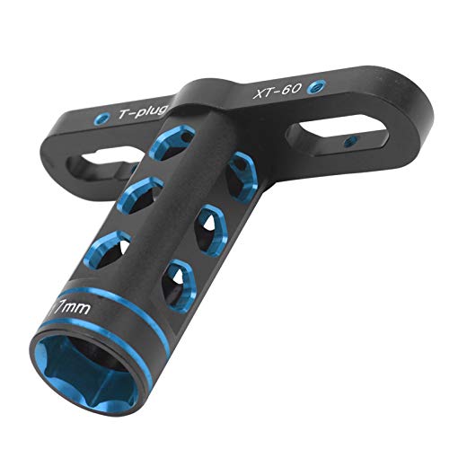 CHICIRIS 17 Mm/0,7 Zoll RC Hex Nut Socket Professionelles Wartungsinstrument, Aluminiumlegierung T-Hülle mit Ergonomischem Griff für 1/8 RC Offroad Racing Car, Multifunktionaler Anwendung für Reifen CHICIRIS 17 Mm/0,7 Zoll RC Hex Nut Socket Professionelles Wartungsinstrument, Aluminiumlegierung T-Hülle mit Ergonomischem Griff für 1/8 RC Offroad Racing Car, Multifunktionaler Anwendung für Reifen von CHICIRIS