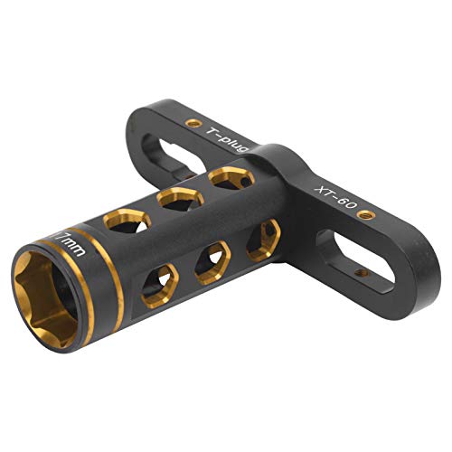 CHICIRIS 17 Mm/0,7 Zoll RC Hex Nut Socket Professionelles Wartungsinstrument, Aluminiumlegierung T-Hülle mit Ergonomischem Griff für 1/8 RC Offroad Racing Car, Multifunktionaler Anwendung für Reifen CHICIRIS 17 Mm/0,7 Zoll RC Hex Nut Socket Professionelles Wartungsinstrument, Aluminiumlegierung T-Hülle mit Ergonomischem Griff für 1/8 RC Offroad Racing Car, Multifunktionaler Anwendung für Reifen von CHICIRIS