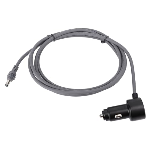 CHICIRIS 18AWG CAR Zigarre Leichter Stromversorgungsadapterkabel, Stabiles 12V-24 V DC-Auto-Ladegerät mit Digitalanzeige, Gummi, Kupfer, Aluminiumlegierungskonstruktion, Stecker und (5m) von CHICIRIS